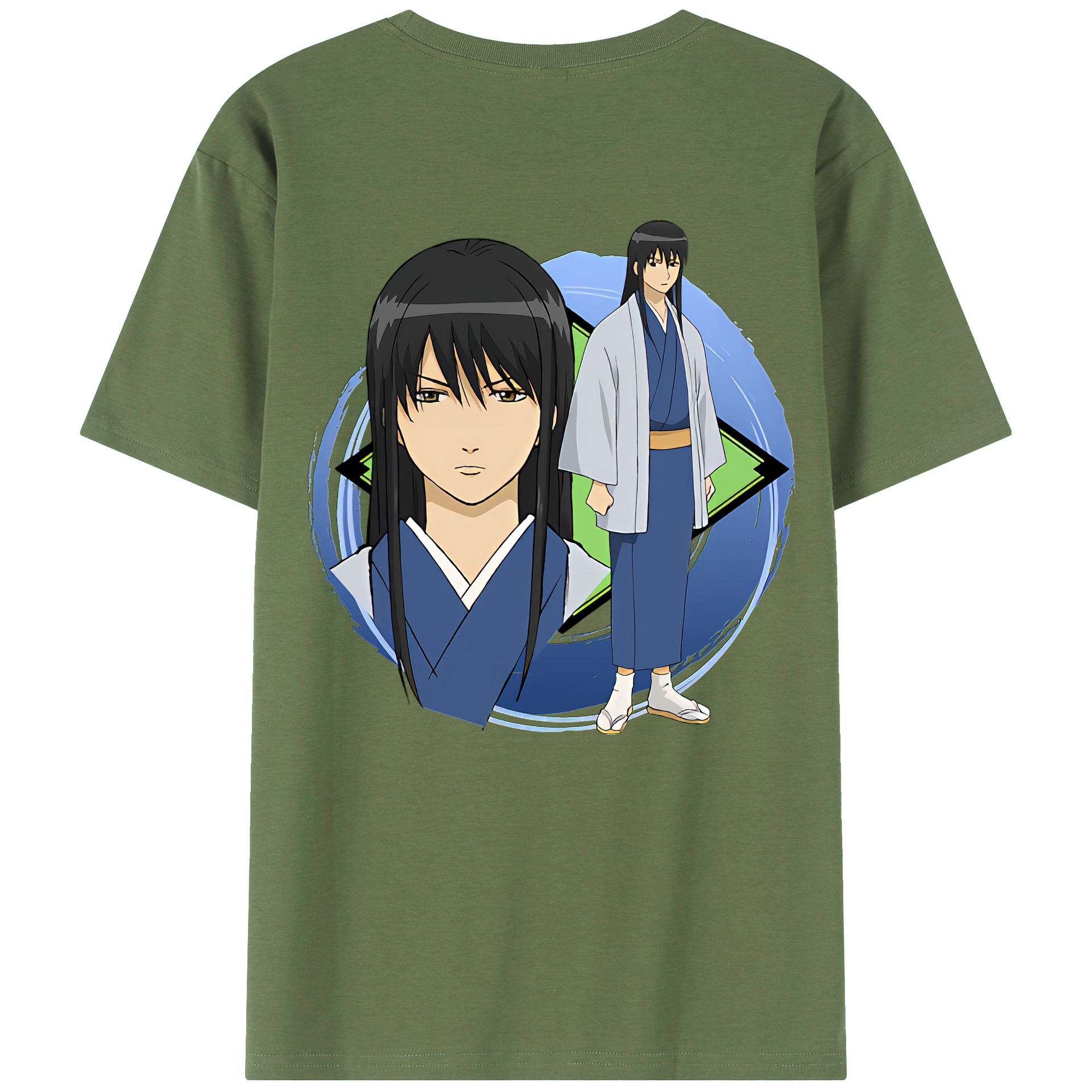 （画像用） ぎんたま 坂田銀時（さかたぎんとき） 神楽 志村新八（しむら しんぱち） GINTAMA Sakata Gintoki Kagura Shimura Shinpachi 綿100％ メンズ半袖Tシャツ（バックプリント） 通気性